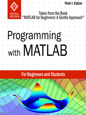 cover image of Programming with MATLAB